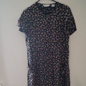 Eddie Baeur Floral Linen Dress